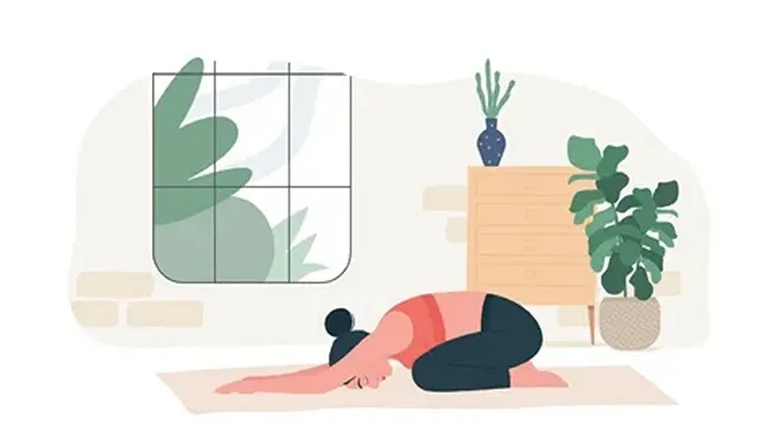 یوگا و دیسک کمر 2 انواع حرکات یوگا برای دیسک کمر،وضعیت کودک